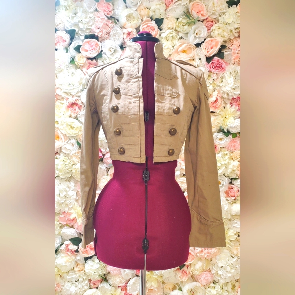 Military style crop top jacket | Brand: Taxi | Size: Small